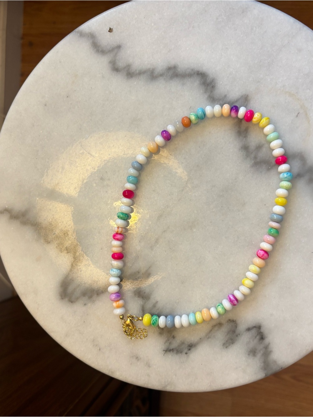 Local Eclectic Colorful Pastel Beaded Necklace
